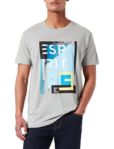 ESPRIT T-shirt męski, 039/Medium Grey 5, S