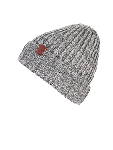 BICKLEY + MITCHELL Męska czapka beanie Bickley+mitchell Mens Basic Casual Knit 1003-01-10-122 Beanie Hat, szara, rozmiar uniwersalny EU, szary, jeden rozmiar