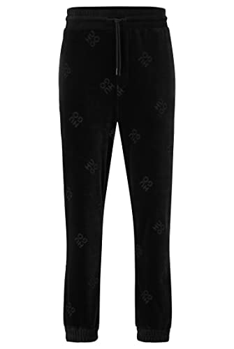 HUGO Spodnie męskie Daboon Jersey_Pants, Czarny 1, S