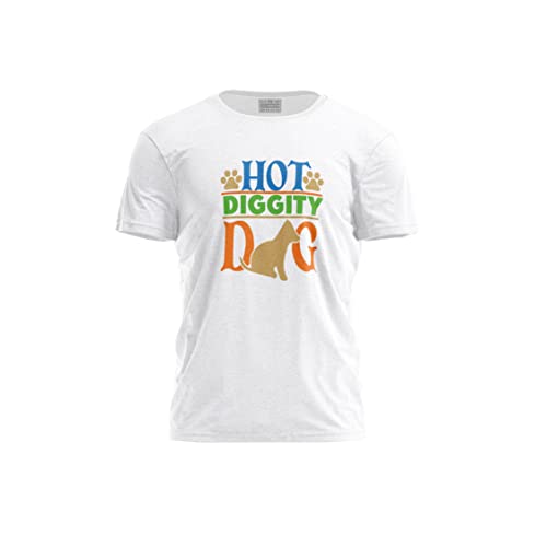 Green Fish, Męski T-shirt z cyfrowym nadrukiem,% 100 bawełna, biały, na co dzień, męski top, rozmiar: L, biały, L