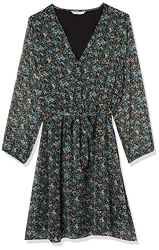 ONLY Sukienka damska, Zielony balsam/Aop: jesień Ditsy, XXS