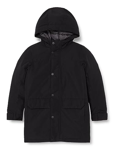 JACK&JONES JUNIOR Jjchamp Jnr Parka dla chłopców, Schwarz, 176