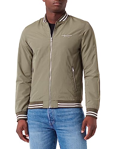 Bestseller A/S Męska kurtka bomberka Jorsplash Rush Bomberka, Dusty Olive, XL, Dusty Olive