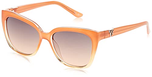 GUESS Damskie okulary przeciwsłoneczne GUESS, pomarańczowy, 55