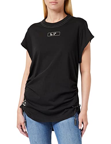G-STAR RAW Damska koszulka z taśmą Lash Tape Cap SL, Czarny (Dk Black D21587-4107-6484), M