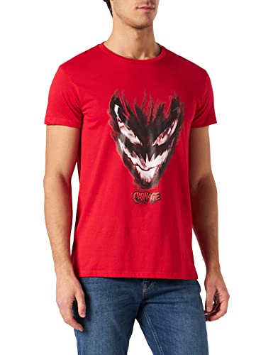 Marvel Męski T-shirt, czerwony, L