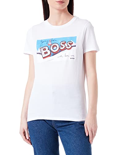 BOSS Bluza damska, biała, XL