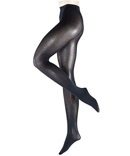 ESPRIT Kobiety Rajstopy Cotton W TI Bawełna grube jednokolorowe 1 Para, Niebieski (Marine 6120), M (38-40)