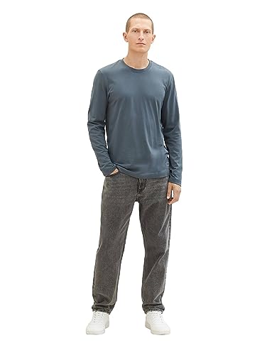 TOM TAILOR Koszulka męska z długim rękawem, 32506 - Dusty Dark Teal, L