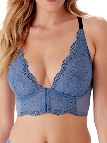 Gossard Superboost Lace 7718 damski biustonosz z fiszbinami, błękit księżyca, 80D