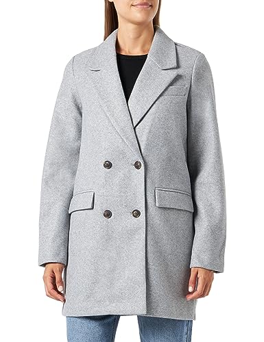 Bestseller A/S Damska kurtka VMVINCEAURA BOOS Jacket, Light Grey Melange, XL, Light Grey Melange, XL