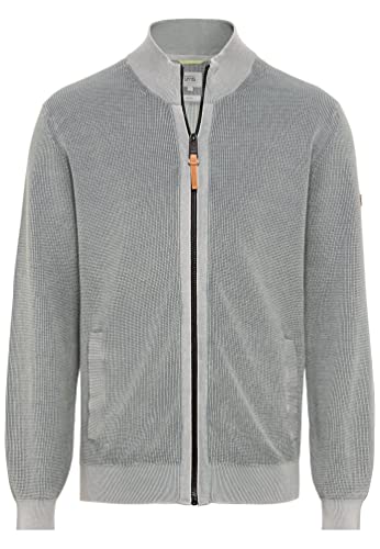 camel active Męska kurtka z dzianiny 409528/8K11, Stone Gray, XXL
