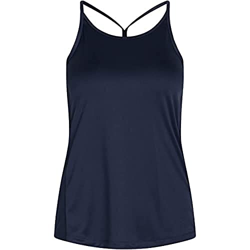 ZEBDIA Damski sportowy pasek top granatowy