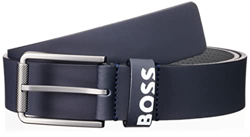 BOSS Pasek męski, Dark Blue401, 90