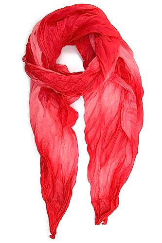 collezione alessandro Szalik Valka z gradientem, Made in Italy, ok. 200 cm x 80 cm, czerwony, jeden rozmiar