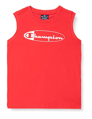Champion Boy's Legacy Graphic Shop S/L Tank Top, czerwony, 9-10 lat