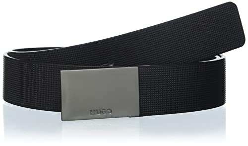 HUGO Męski pasek Gand-P_Sz35, czarny 1, 85, czarny (Black1)