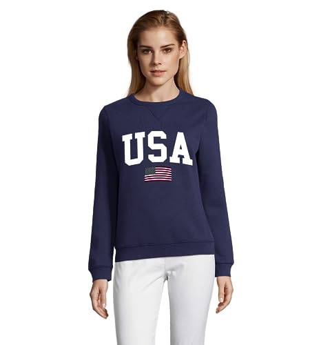 American College Damska bluza - Navy - Rozmiar S, Granatowy, S