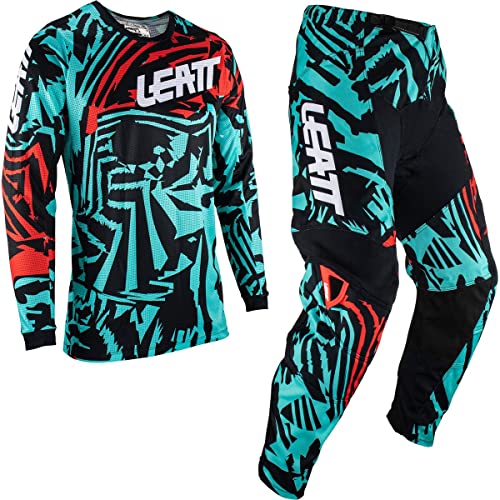 Leatt Set Motocross, Brązowy, XS Unisex-Dorosły, Marrone, XS
