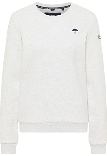 Schmuddelwedda Bluza damska, wełniany biały melanż, XL