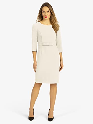 ApartFashion Damska sukienka etui, kremowa, normalna