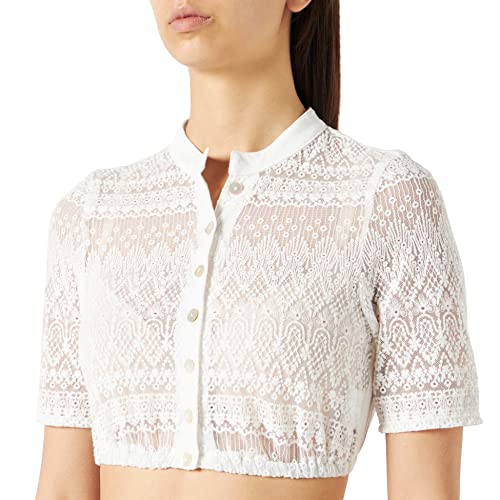 Apple of my eye Damska bluzka 995619 Dirndl, ecru, 40