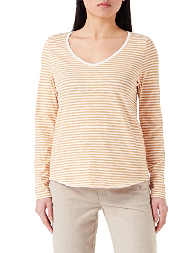 s.Oliver T-shirt damski z długim rękawem, żółty, 46