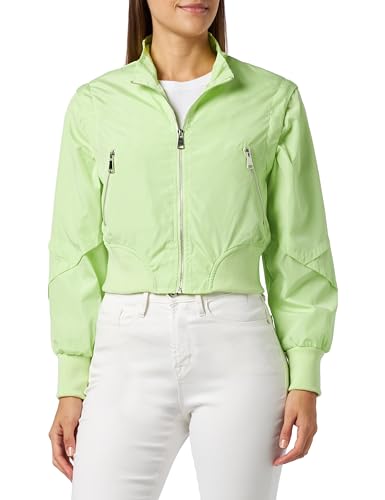 LIBBI Damska bluza z kapturem, Limette, XL
