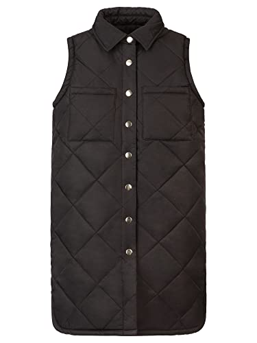 ApartFashion Damska kamizelka Apart w romby, czarny, 34