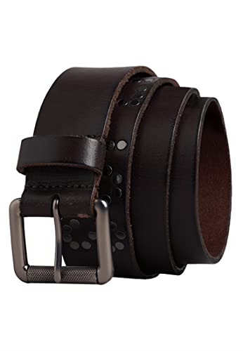 Superdry Pasek, Stud Dark Brown, S dla mężczyzn, Stud Dark Brown, S