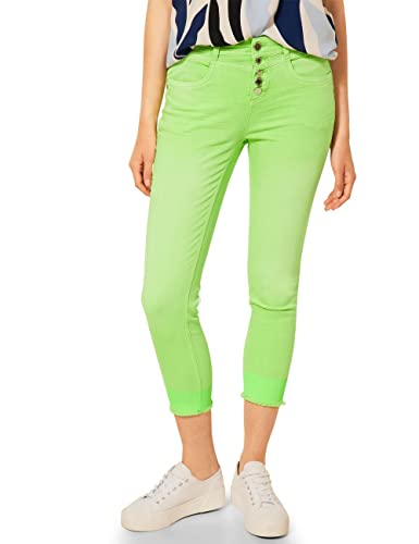 Street One jeansy damskie slim, Peppy Green Washed, 34W / 26L