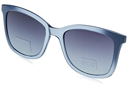 MODO & ECO Tilia Clip On damskie okulary przeciwsłoneczne, fioletowe, dymne, 48, liliowy dym