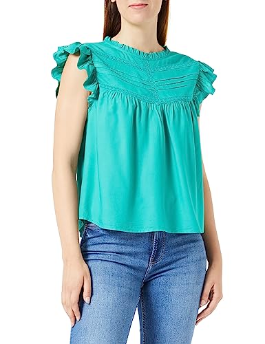 Bestseller A/S Vivisia New O-Neck Capsleeve Top/Su koszulka damska, Alhambra, 38