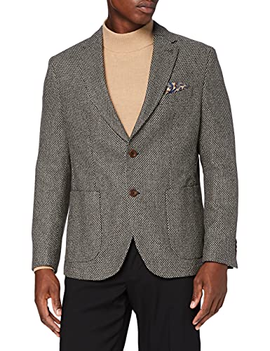 Pierre Cardin Smart Casual Sakko Michel3 Voyage Travelsakko Męska kurtka garniturowa, Beżowy (Macadamia 7820), 58 (Producent rozmiar:56), Beżowy (Macadamia 7820), 56