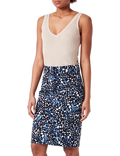 GERRY WEBER Edition Damska spódnica 811022-66265, niebieski nadruk, 34, Niebieski nadruk, 34