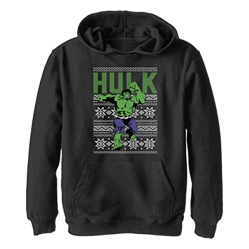 Marvel Hulk Uglytop bluza z kapturem dla dzieci, unisex, Czarny, S
