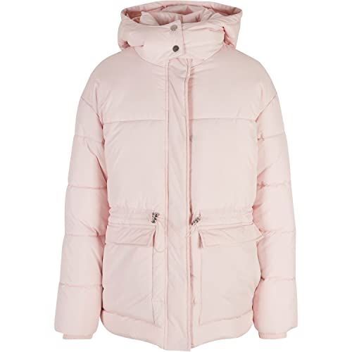 Urban Classics Damska kurtka puchowa w talii, luźny krój na zimne dni, dostępna w wielu kolorach, rozmiarach XS-5XL, Rosa, M