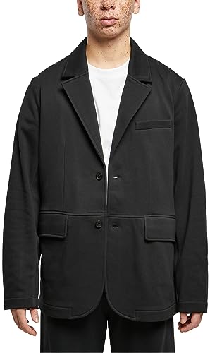 Urban Classics Marynarka męska frotte, Czarny, L