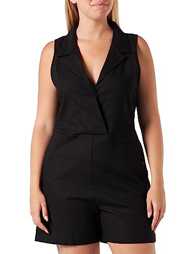 Q/S by s.Oliver kombinezon damski krótki, czarny, 44