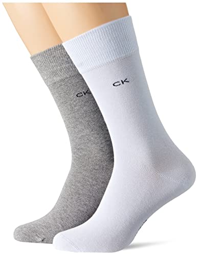 Calvin Klein Męskie skarpety, 2 sztuki, jasnoniebieskie, 43/46 (DE), jasnoniebieski, 43-46 EU