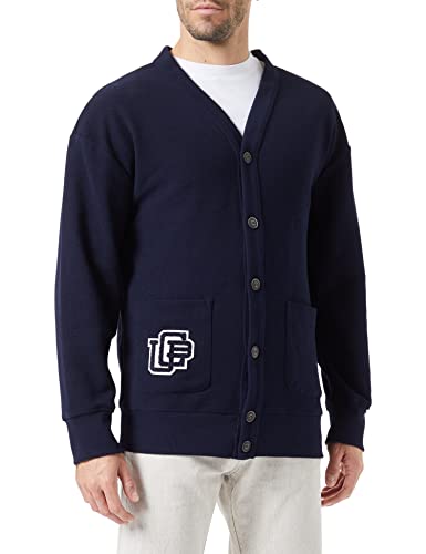 United Colors of Benetton Kurtka męska M/L 3p73u6001 kardigan sweter, ciemnoniebieski 016, XXL