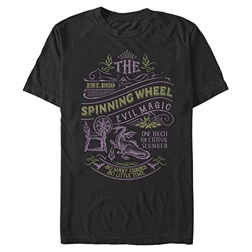 Disney Villains Spinning Wheel T-shirt męski, Schwarz, L