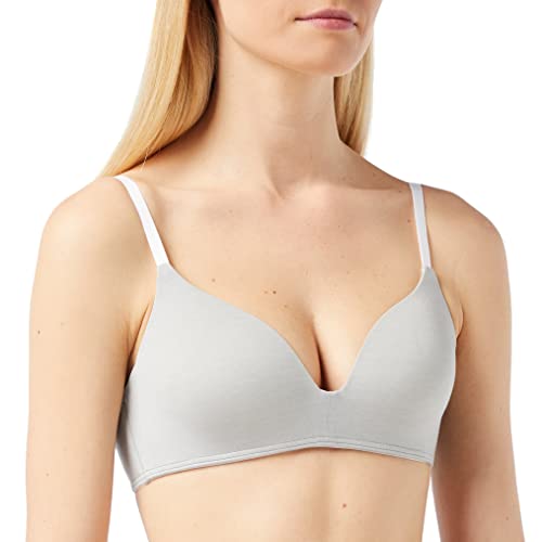 Sloggi Damski biustonosz Wow Embrace P bez fiszbin, szary (Grey Combination M013), XS