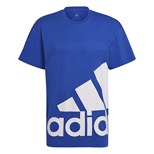 adidas Męski T-shirt M Gl T, niebieski/biały, L