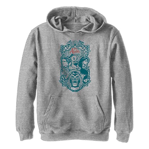 Disney Chłopięca bluza z kapturem w stylu vintage, Sportowa wrzosowa, S