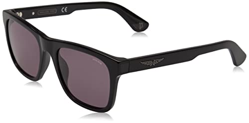 Police Unisex SPLE37N okulary przeciwsłoneczne, czarne, rozmiar 56, czarny, 56