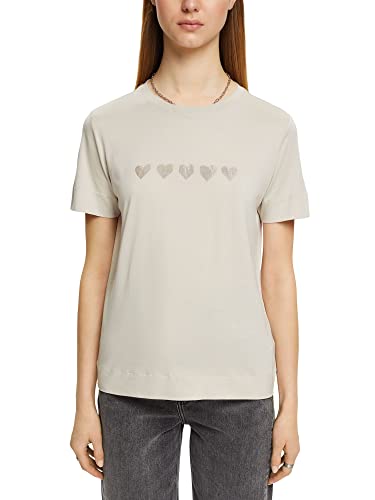 ESPRIT Collection Koszulka damska, 260 Lekki Taupe, S