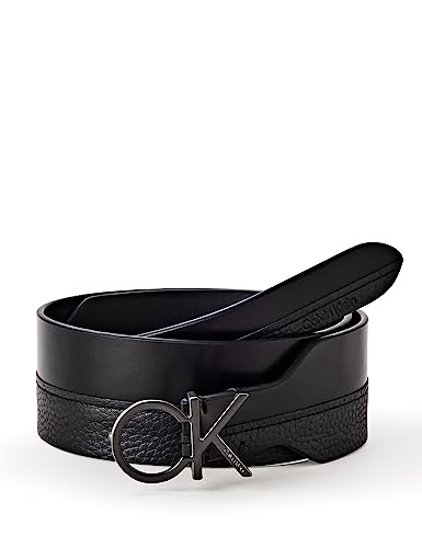 Calvin Klein Damski pasek biodrowy RE-Lock Mix 50 mm, Ck Black, 75, Ck czarny