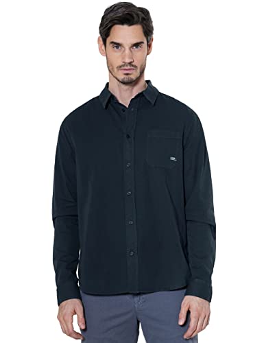 Street One MEN Męska koszula D330039 Diver Blue, 3XL, Diver Blue, 3XL