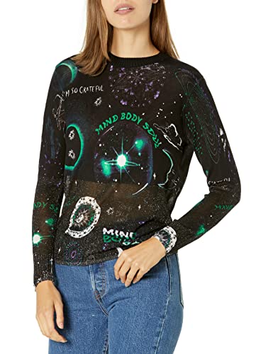 Desigual Sweter damski JERS_Toronto, czarny, M